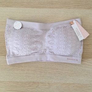 Danskin Laser Cutout Bandeau Bra